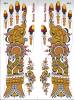 Water Transfer Tattoos - Henna Designs
