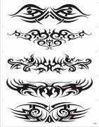 WATER BODY TRANSFER TATTOOS  ( WT-0017 )