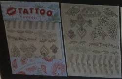 Temporary Henna transfer tattoos