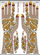 Water Transfer Tattoos - Henna Designs