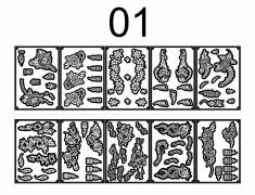 Henna Sticker-black