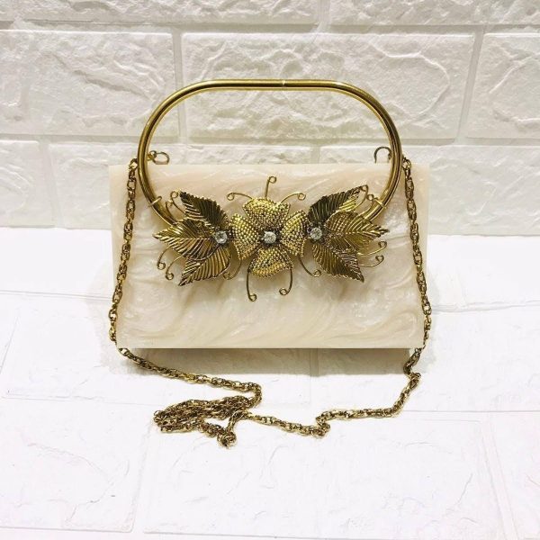 resin clutch bag