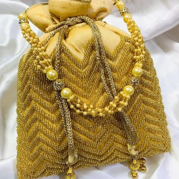 potli clutch bag